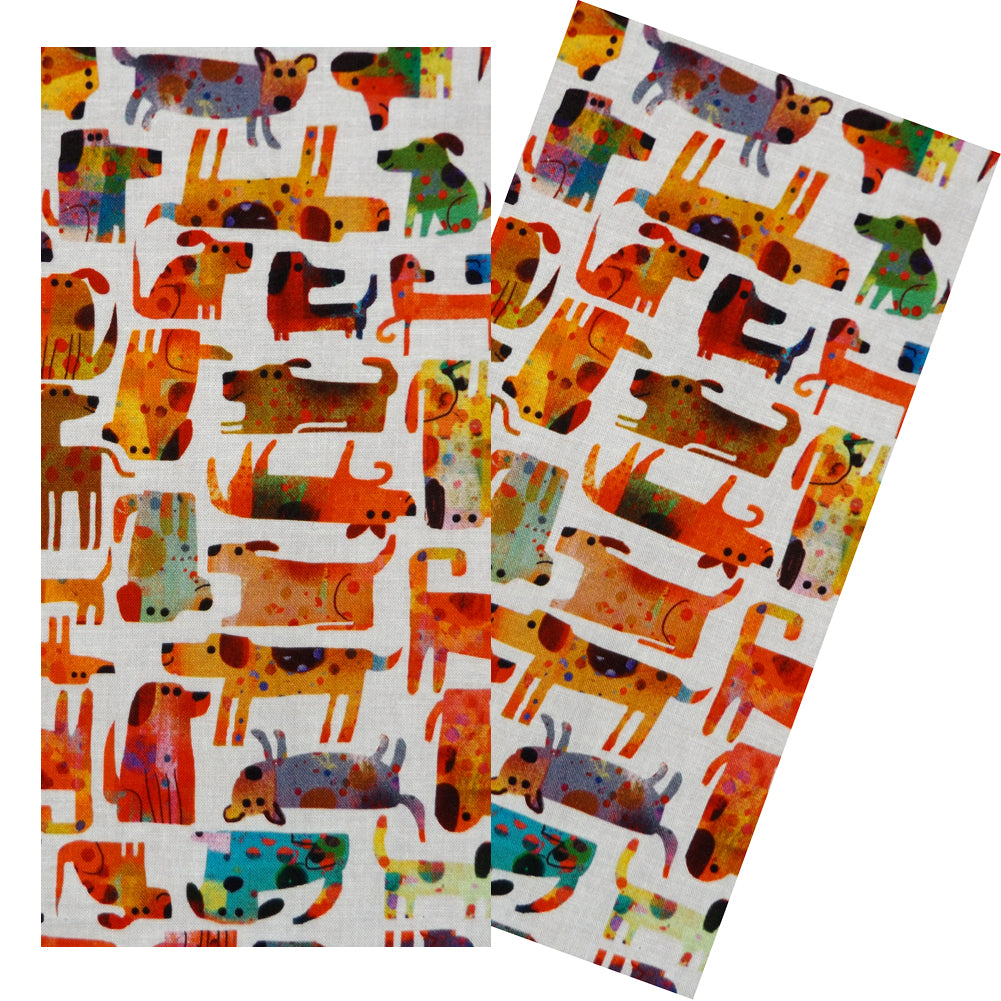 COLORFUL DOGS NAPKIN SET