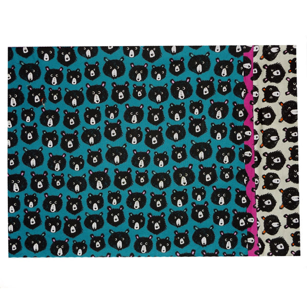 BLUE BEARS PILLOWCASE