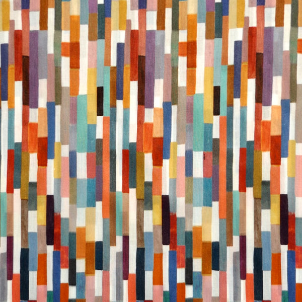 MULTICOLOR BARS 'MAKSIMUS' LIBERTY LAWN COTTON HANDKERCHIEF