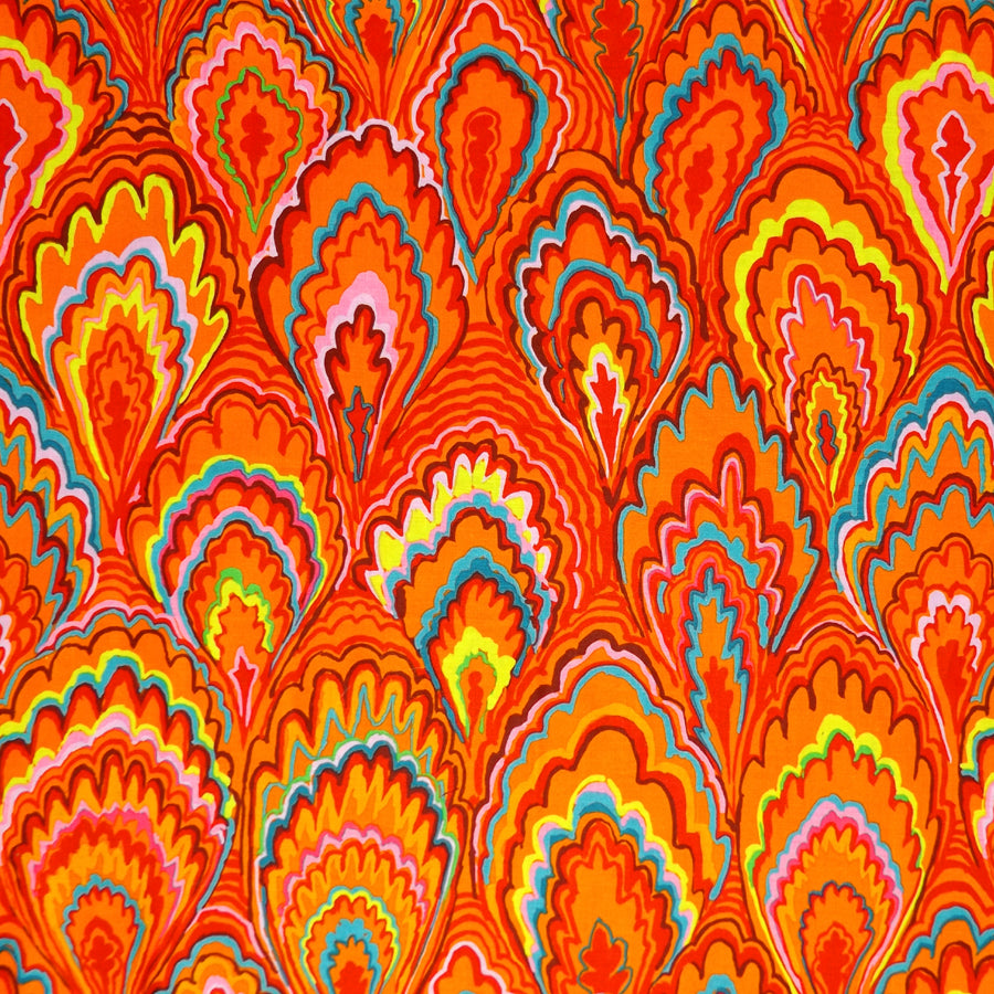 RED & MULTICOLOR SCALLOPS NAPKIN SET