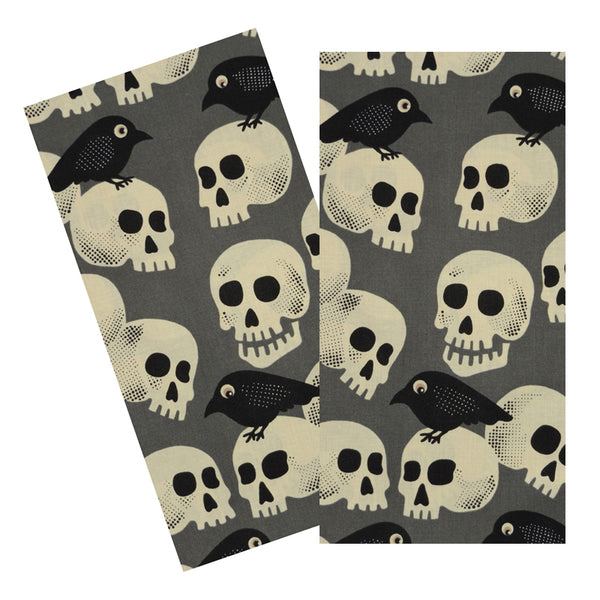 CROWS & SKULLS NAPKIN SET