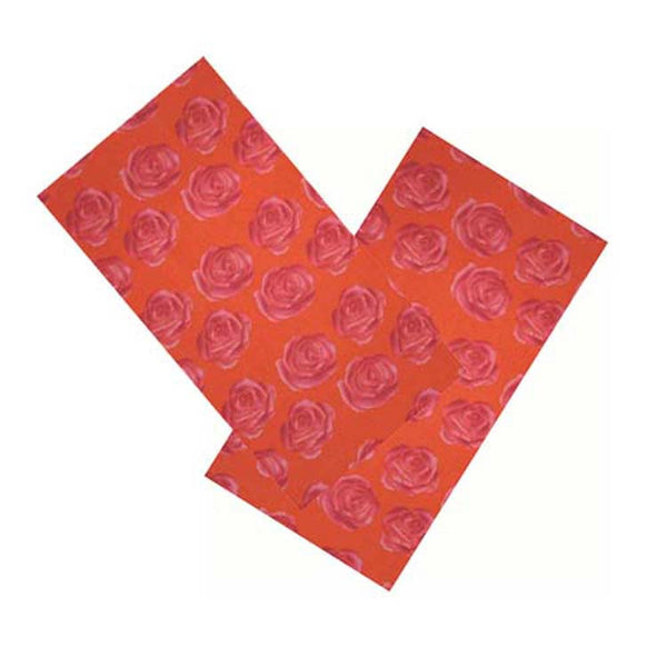 CORAL & FUCHSIA ROSES NAPKIN SET